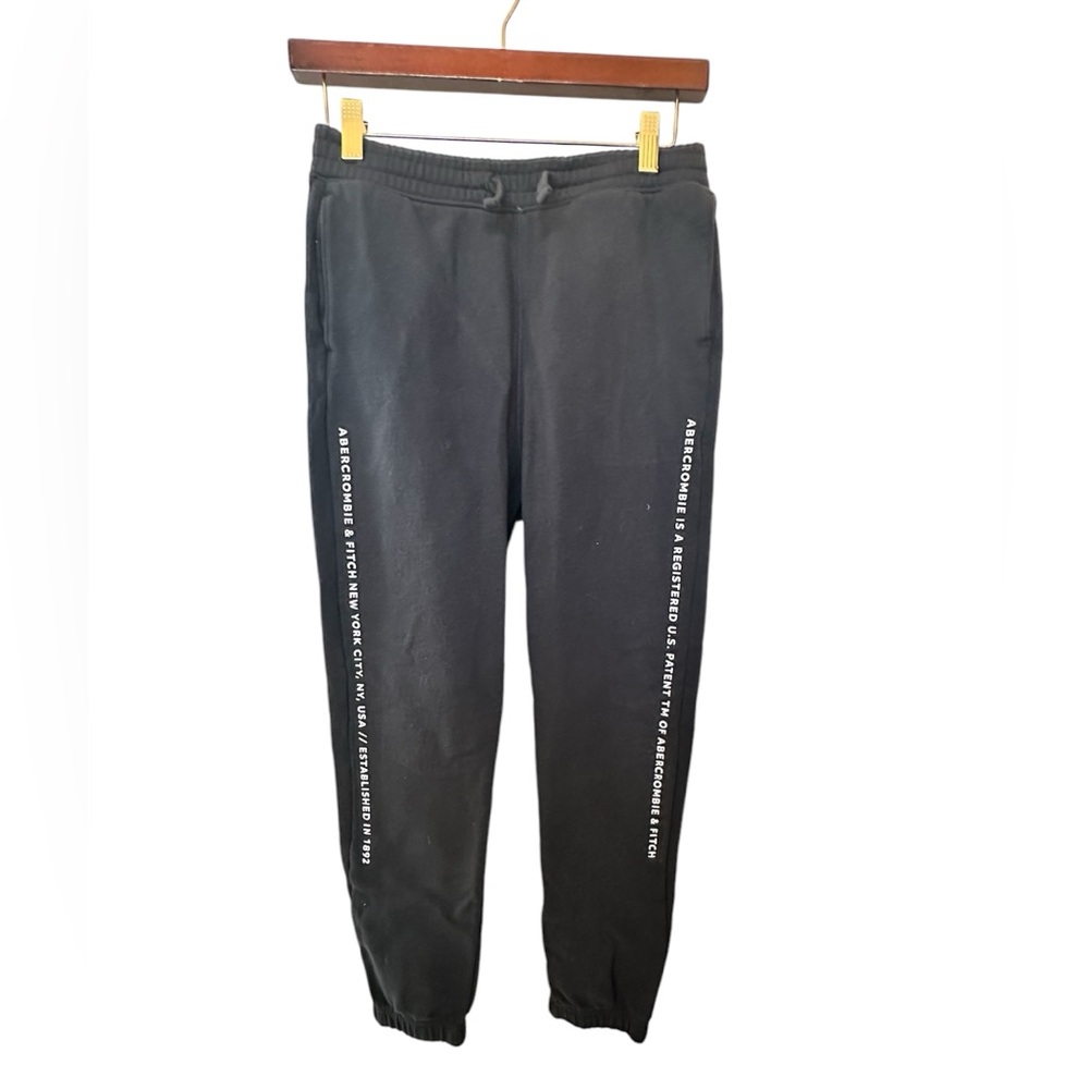 Abercrombie Kids Black Sweatpants – Size 13/14 – Cotton Blend – Gently Used